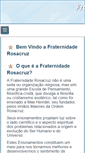 Mobile Screenshot of fraternidaderosacruz.com